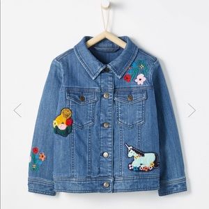 Hanna Andersson Sherpa Lined Denim Jacket